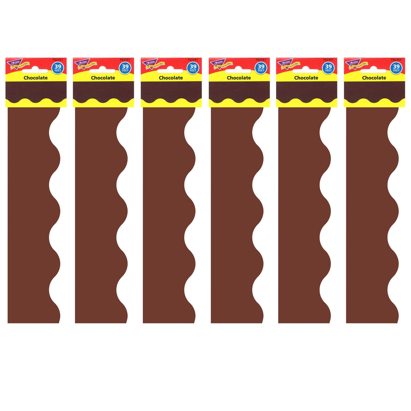 Chocolate Terrific Trimmers®, 39 Feet Per Pack, 6 Packs