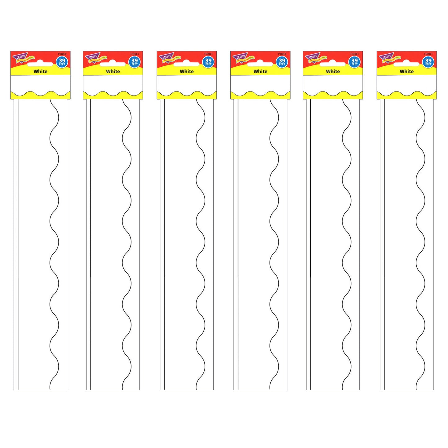 White Terrific Trimmers®, 39 Feet Per Pack, 6 Packs
