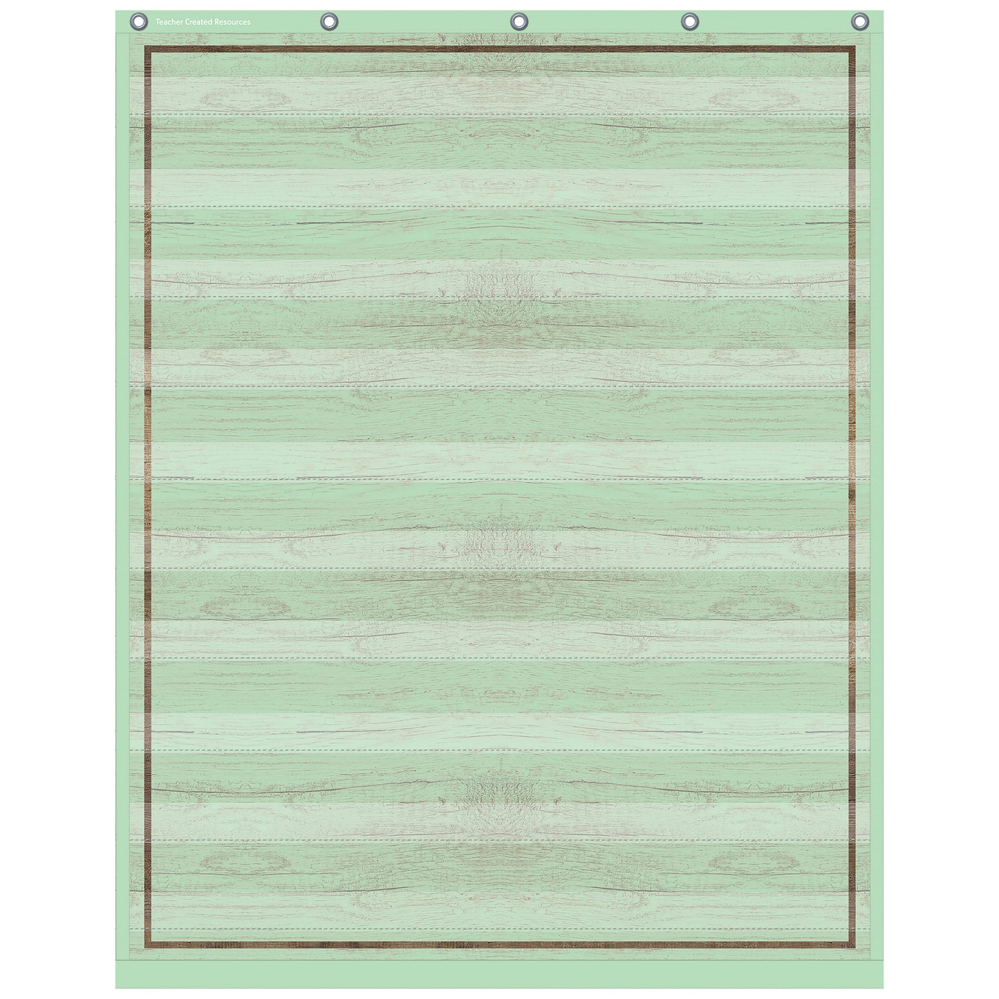 Mint Painted Wood Design 10 Pocket Chart, 34" x 44"