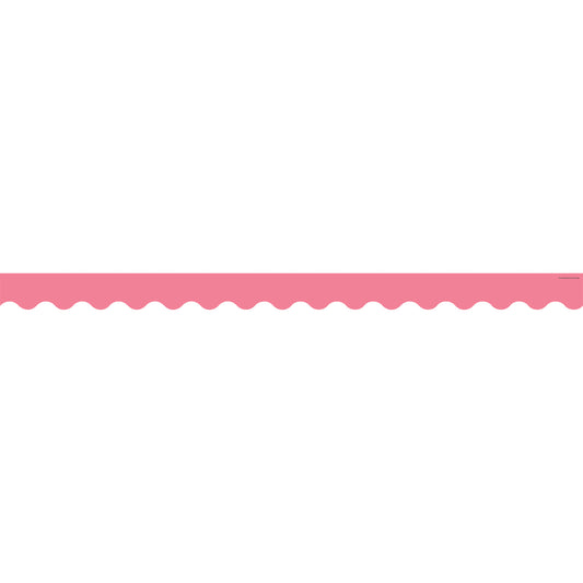 Light Pink Scalloped Border Trim, 35 Feet Per Pack, 6 Packs