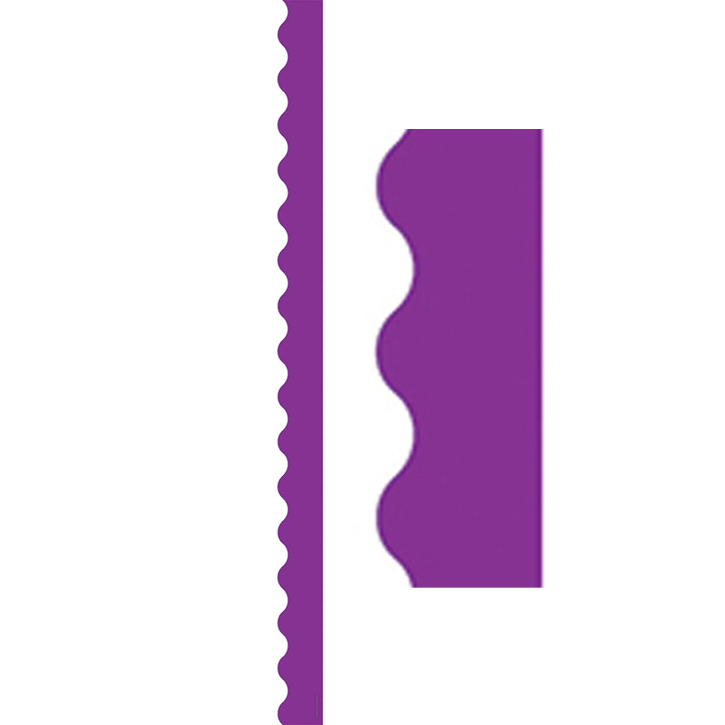 Purple Scalloped Border Trim, 35 Feet Per Pack, 6 Packs
