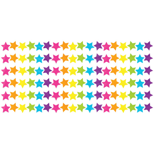 Brights 4Ever Stars Die-Cut Border Trim, 35 Feet Per Pack, 6 Packs