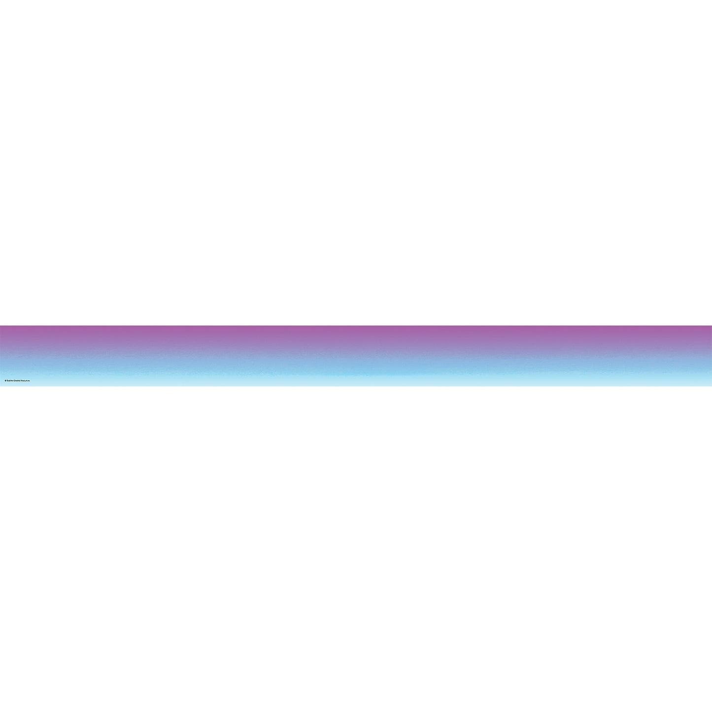 Purple and Blue Color Wash Straight Border Trim, 35 Feet Per Pack, 6 Packs