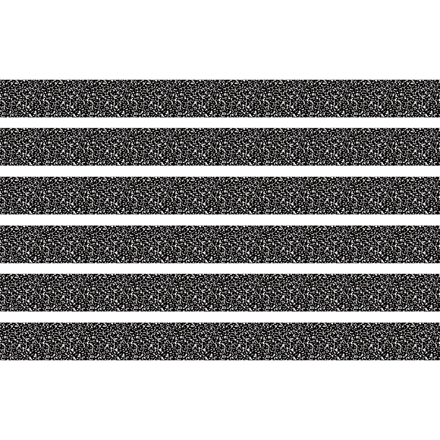 Composition Straight Border Trim, 35 Feet Per Pack, 6 Packs