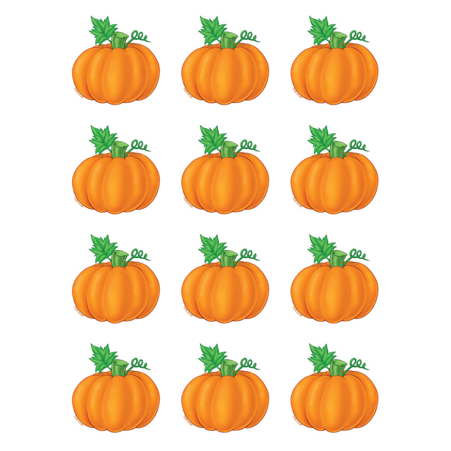 Pumpkins Mini Accents, 36 Per Pack, 6 Packs
