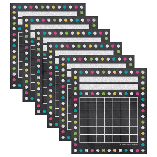 Chalkboard Brights Mini Incentive Charts, 36 Per Pack, 6 Packs