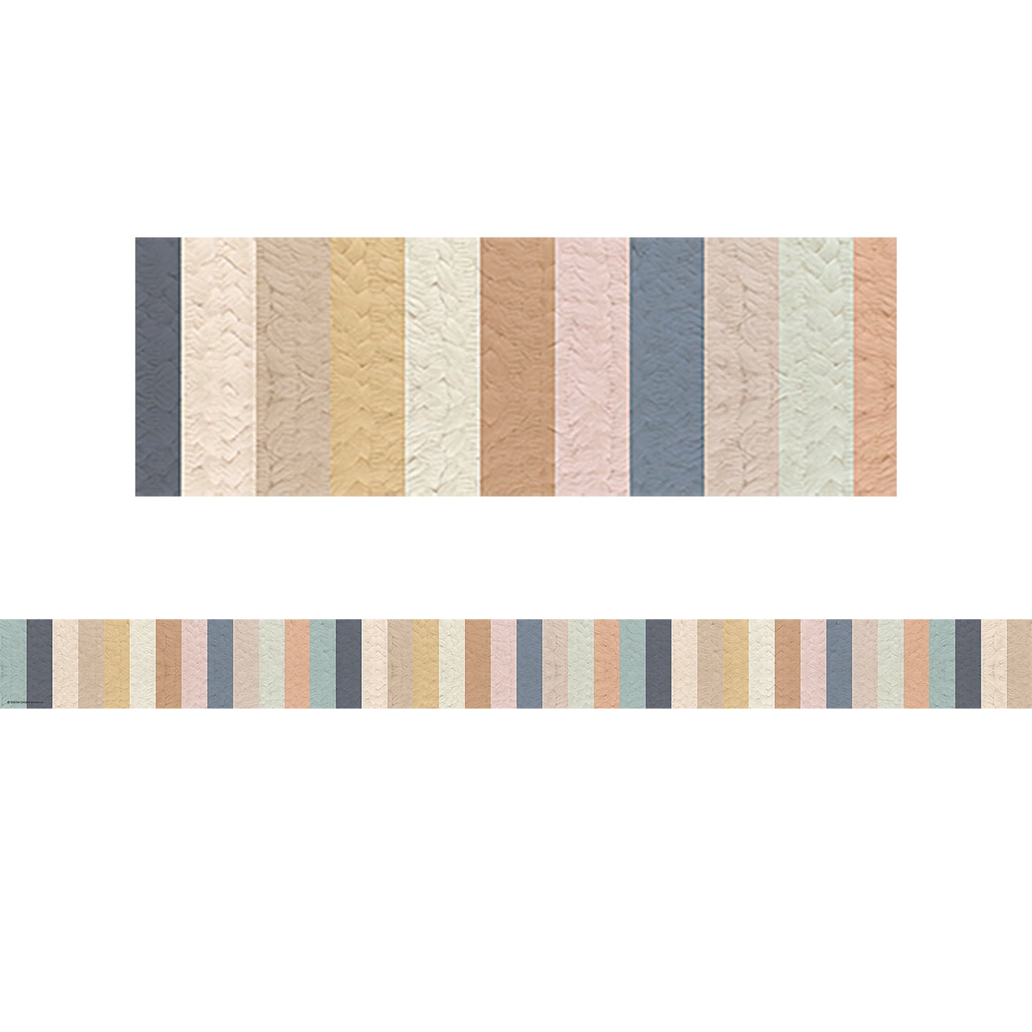 Everyone is Welcome Stripes Straight Border Trim, 35 Feet Per Pack, 6 Packs