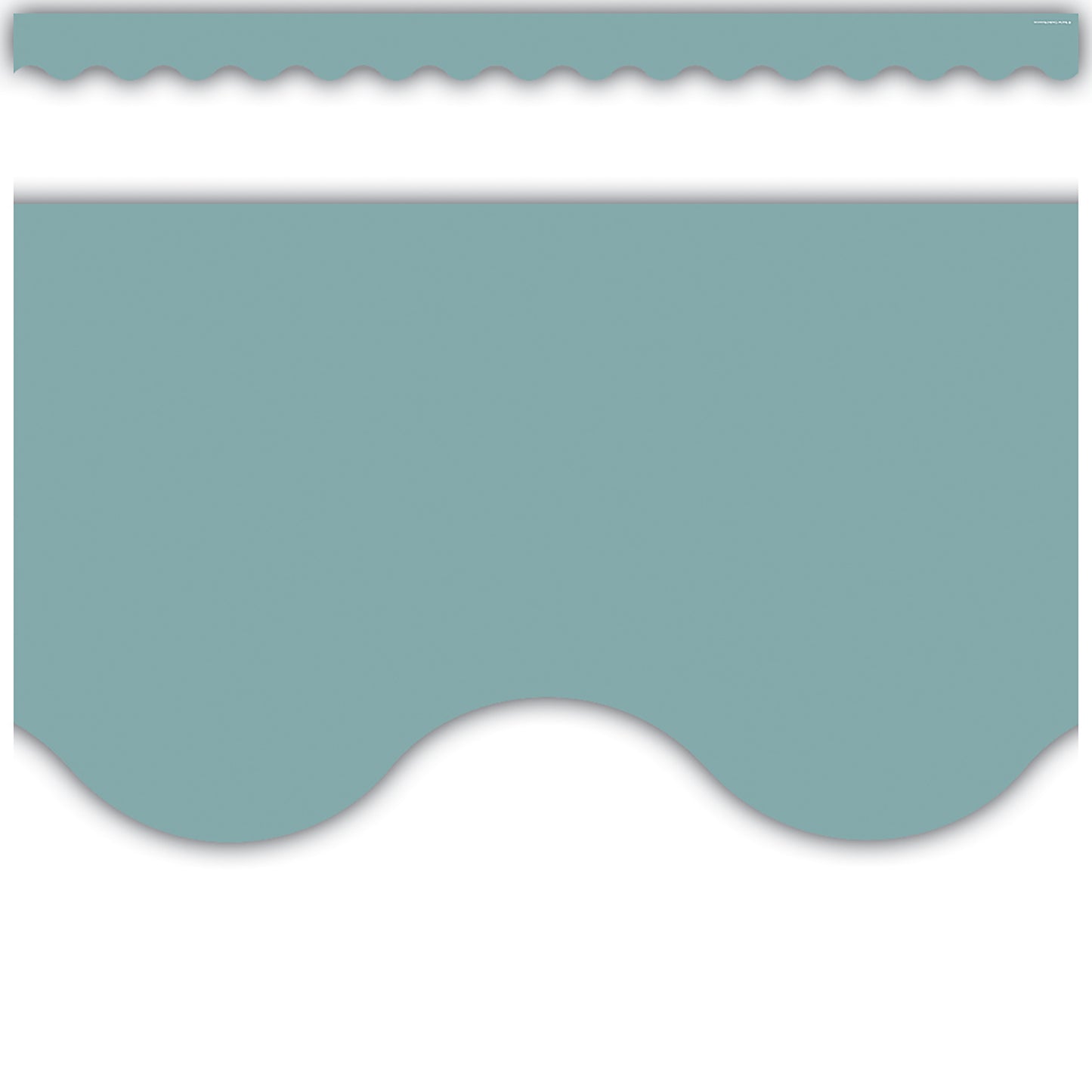 Calming Blue Scalloped Border Trim, 35 Feet Per Pack, 6 Packs