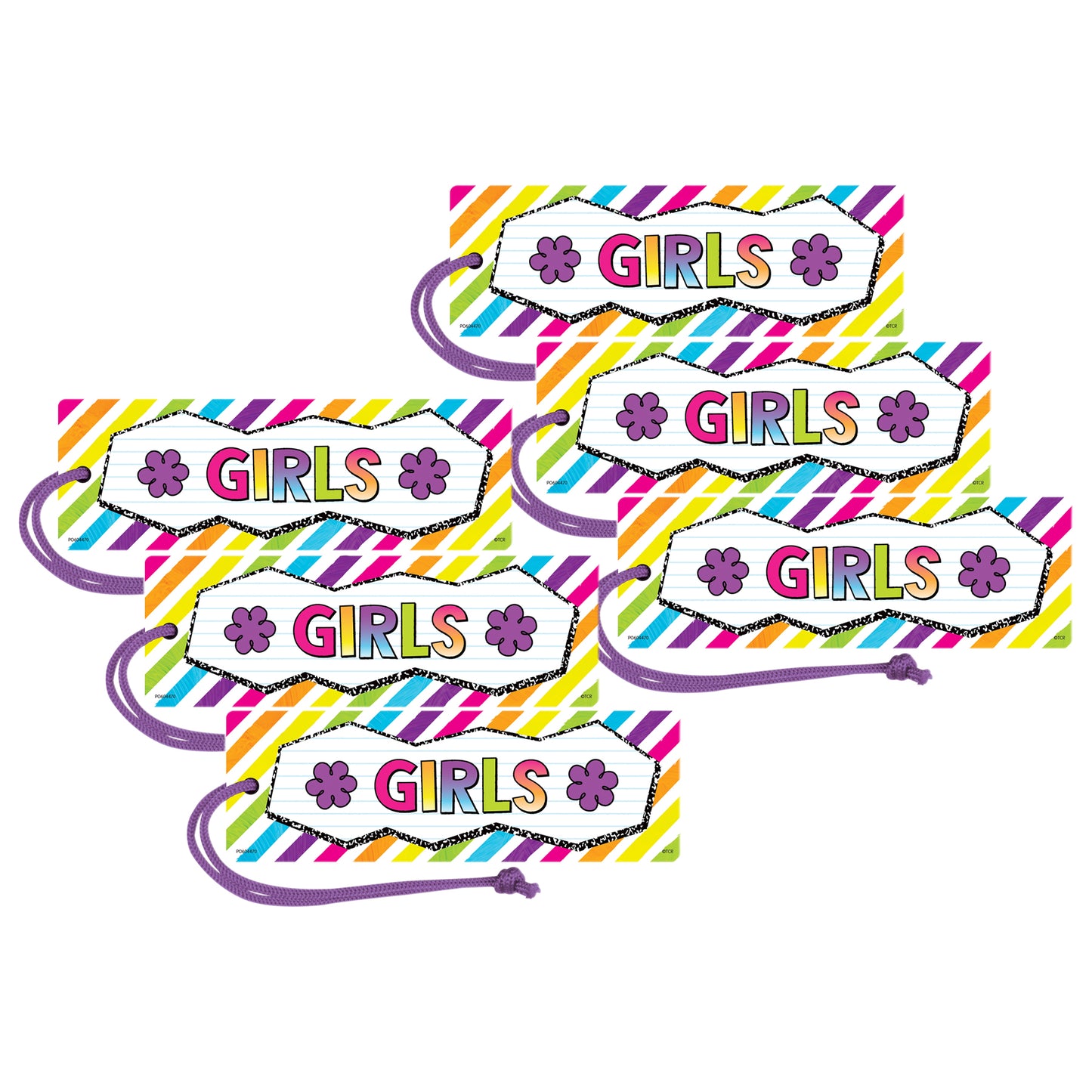 Brights 4Ever Magnetic Girls Pass, Pack of 6