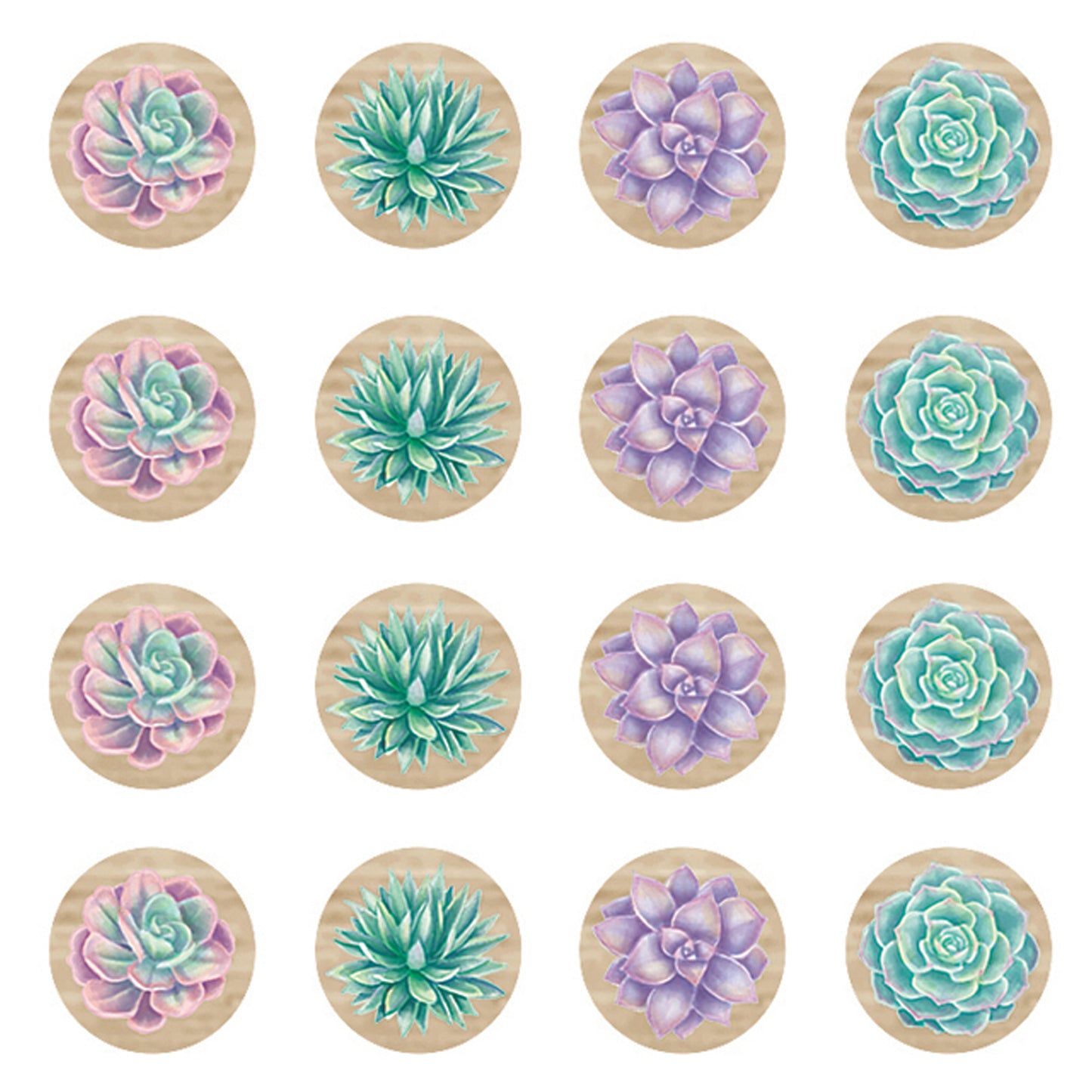 Rustic Bloom Mini Stickers, 378 Per Pack, 12 Packs
