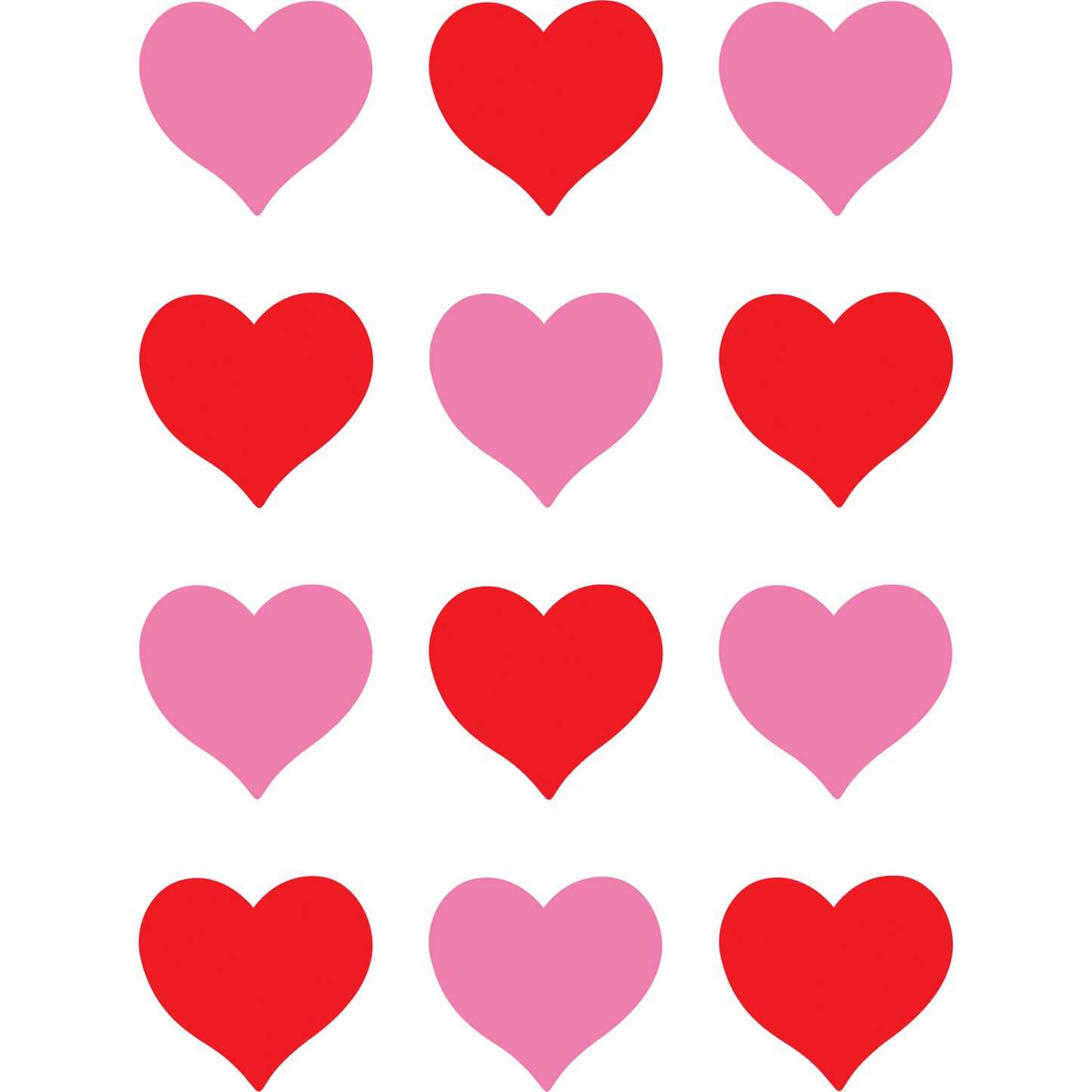 Hearts Mini Accents, 36 Per Pack, 6 Packs