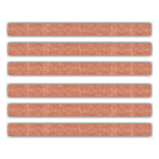 Moving Mountains Terra Cotta Straight Border Trim, 35 Feet Per Pack, 6 Packs