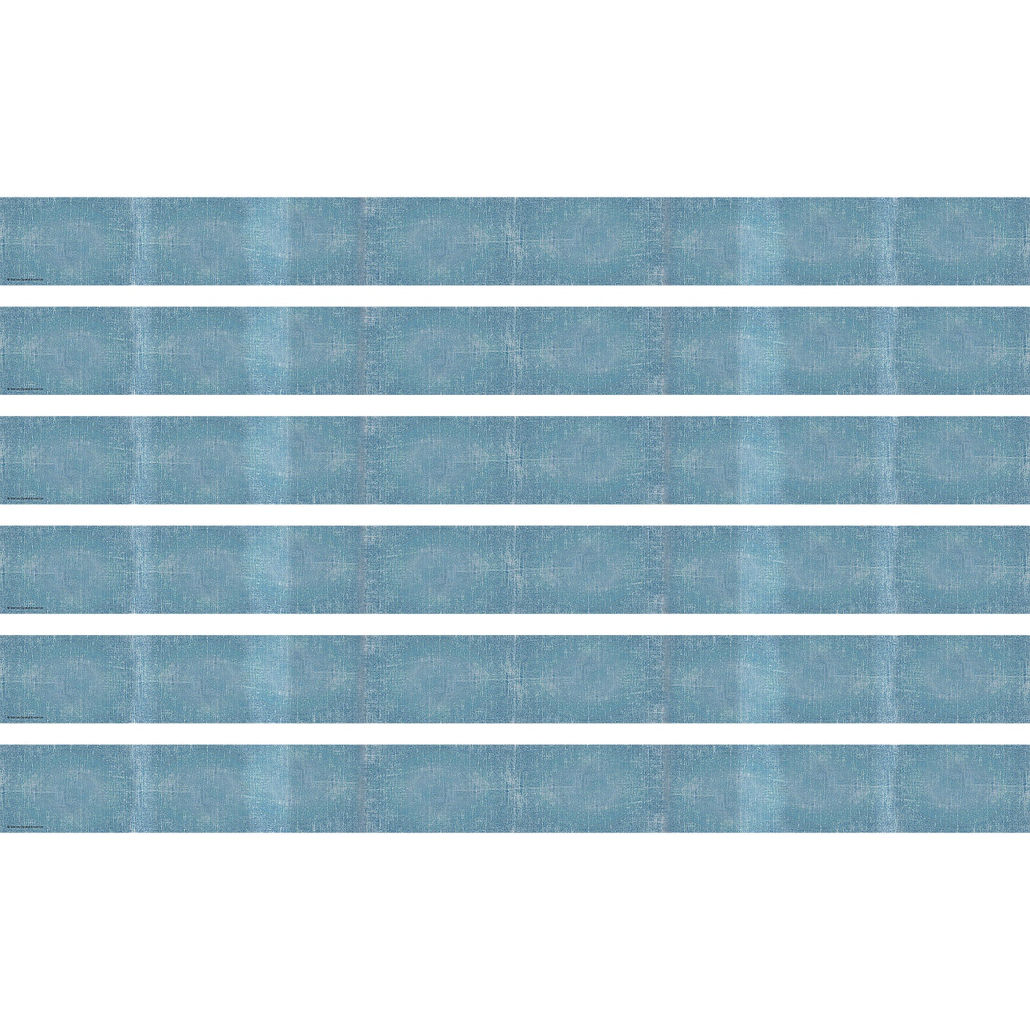 Moving Mountains Blue Straight Border Trim, 35 Feet Per Pack, 6 Packs