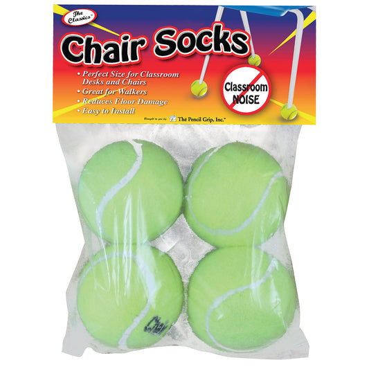 Chair Socks, Yellow, 4 Per Set, 36 Sets