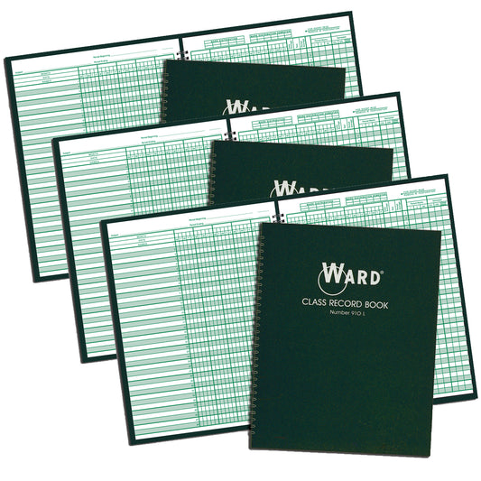 Class Record Book, 38 Name, 9-10 Week Periods, Pack of 3