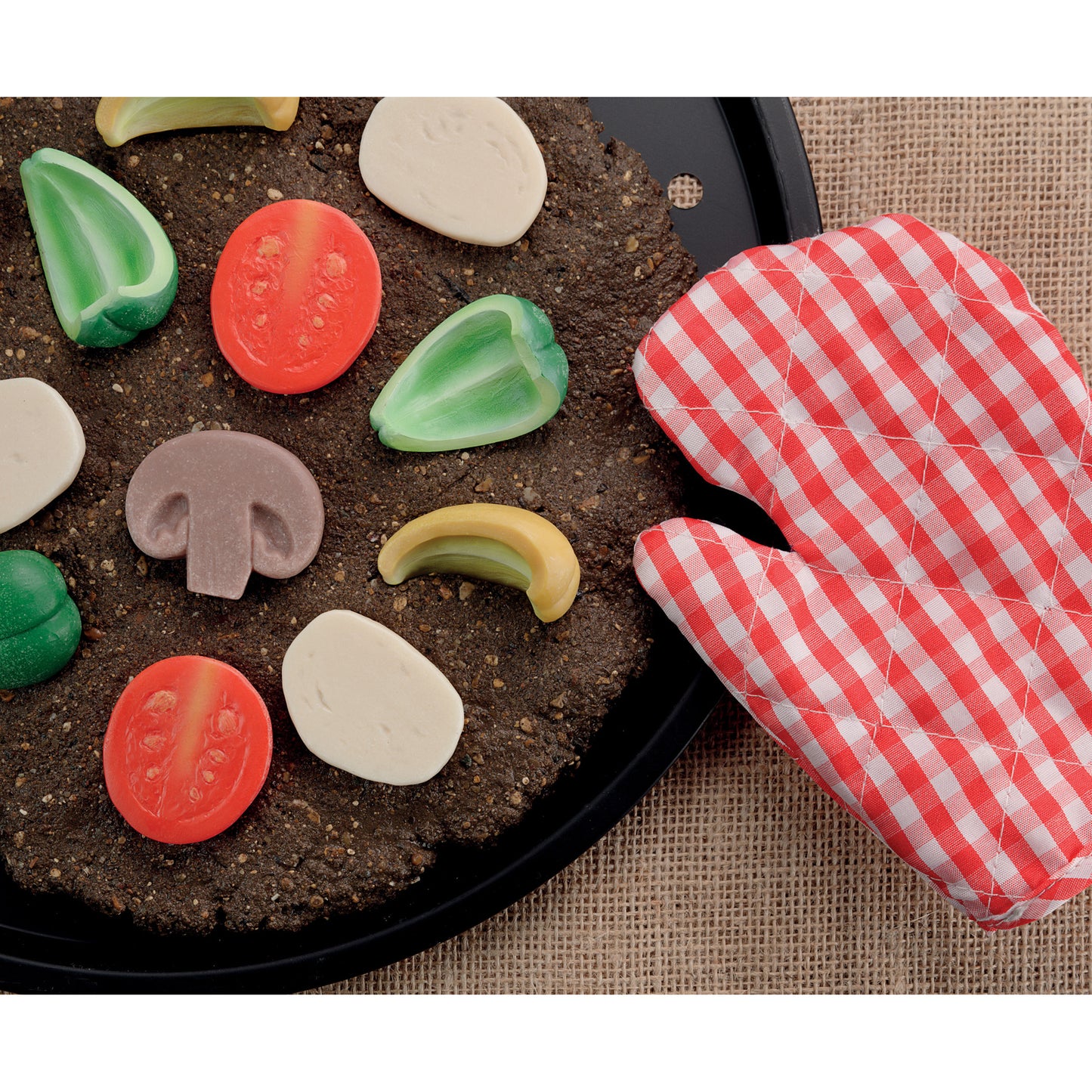 Sensory Play Stones, Pizza Toppings