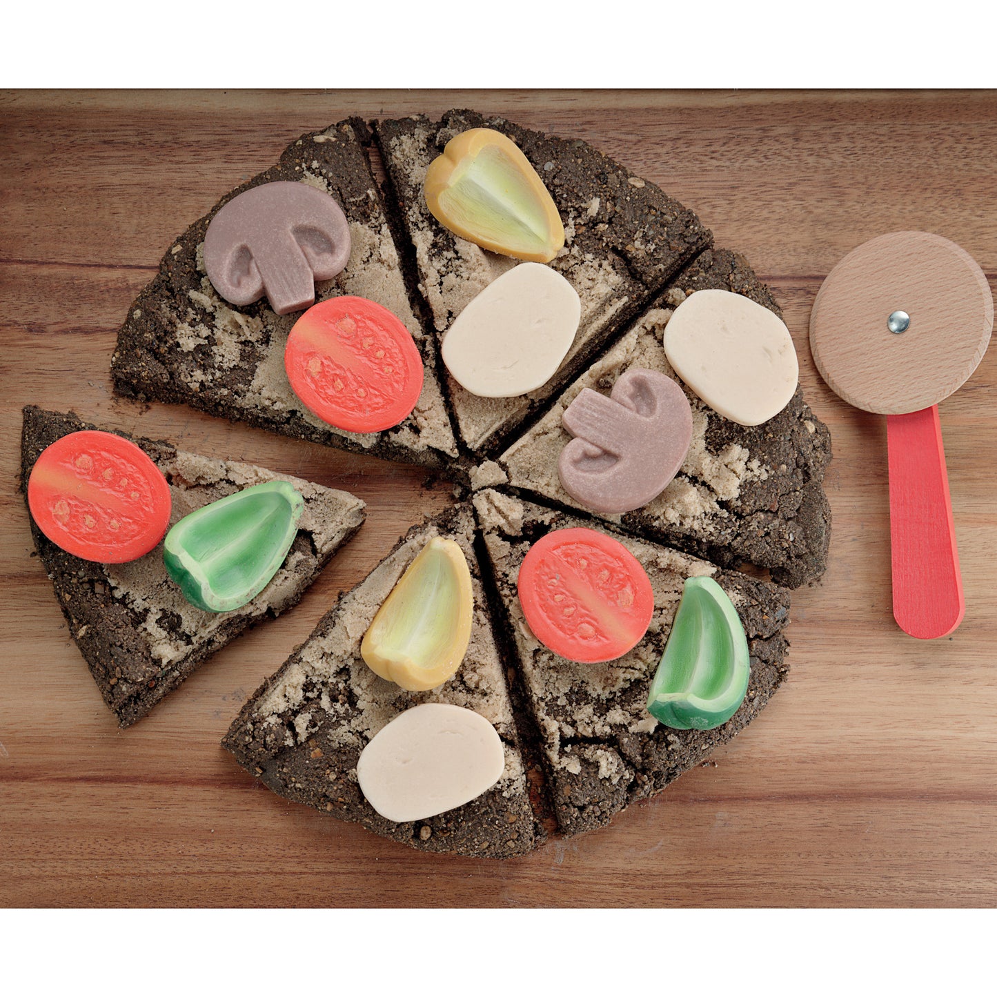 Sensory Play Stones, Pizza Toppings